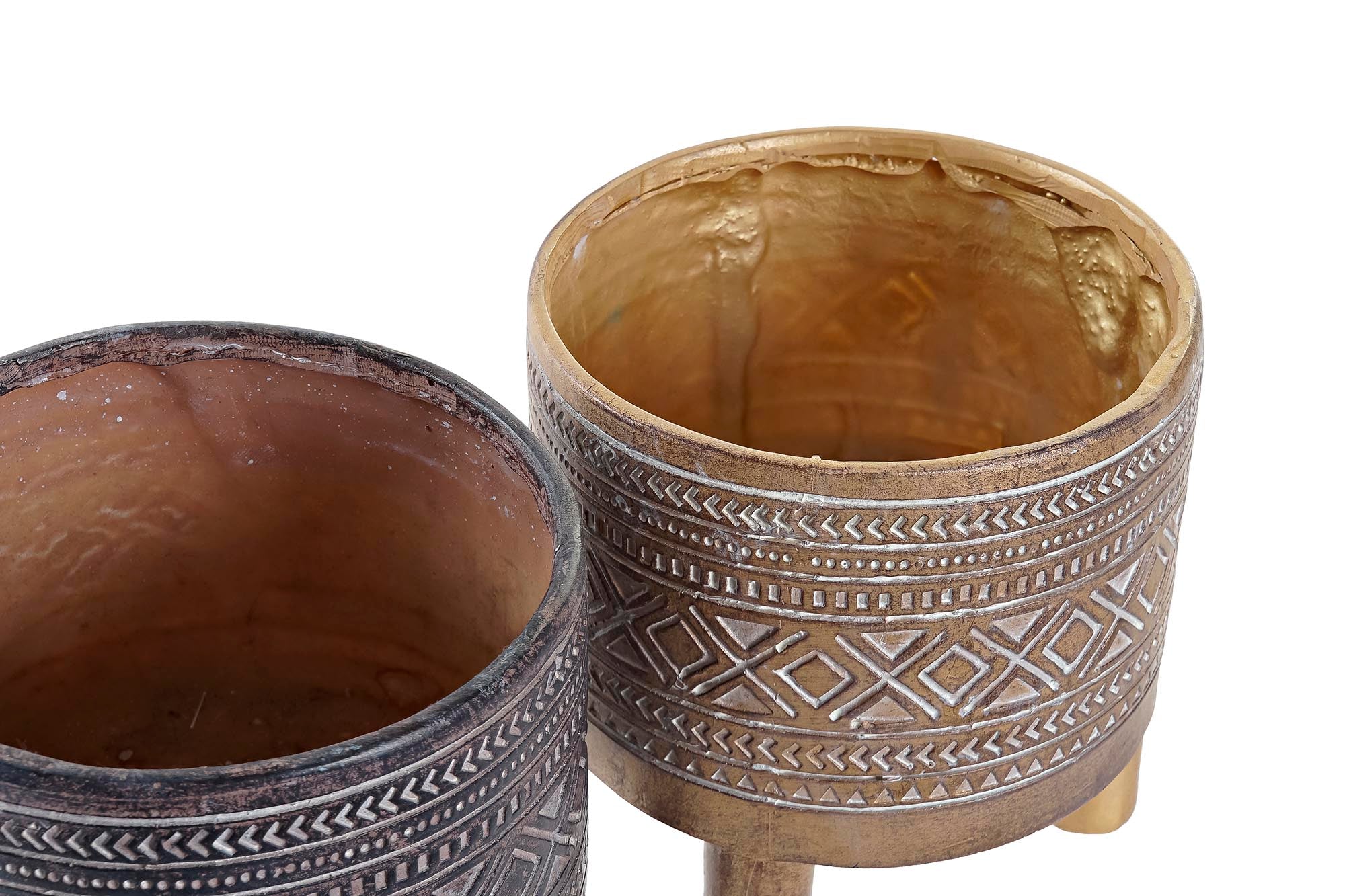 MACETERO RESINA 14X14X14,5 ETNICO 2 SURT. - Imagen 2