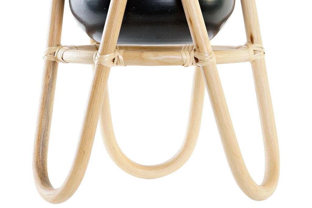 MACETERO BAMBU METAL 26X26X40 NATURAL - Imagen 1