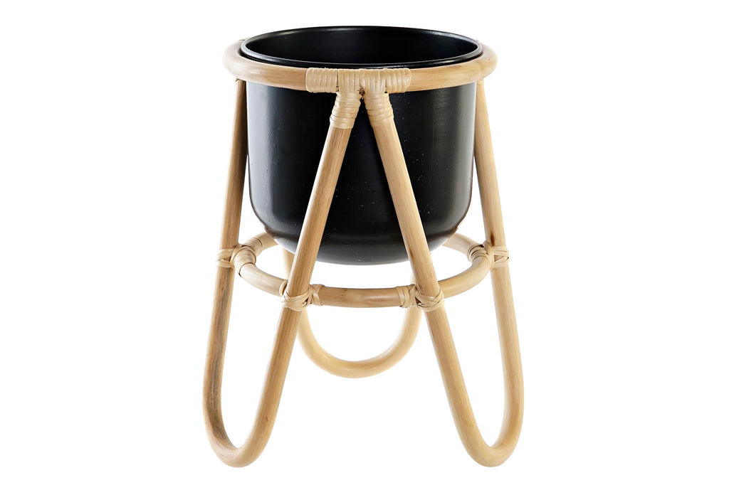 MACETERO BAMBU METAL 26X26X40 NATURAL - Imagen 2