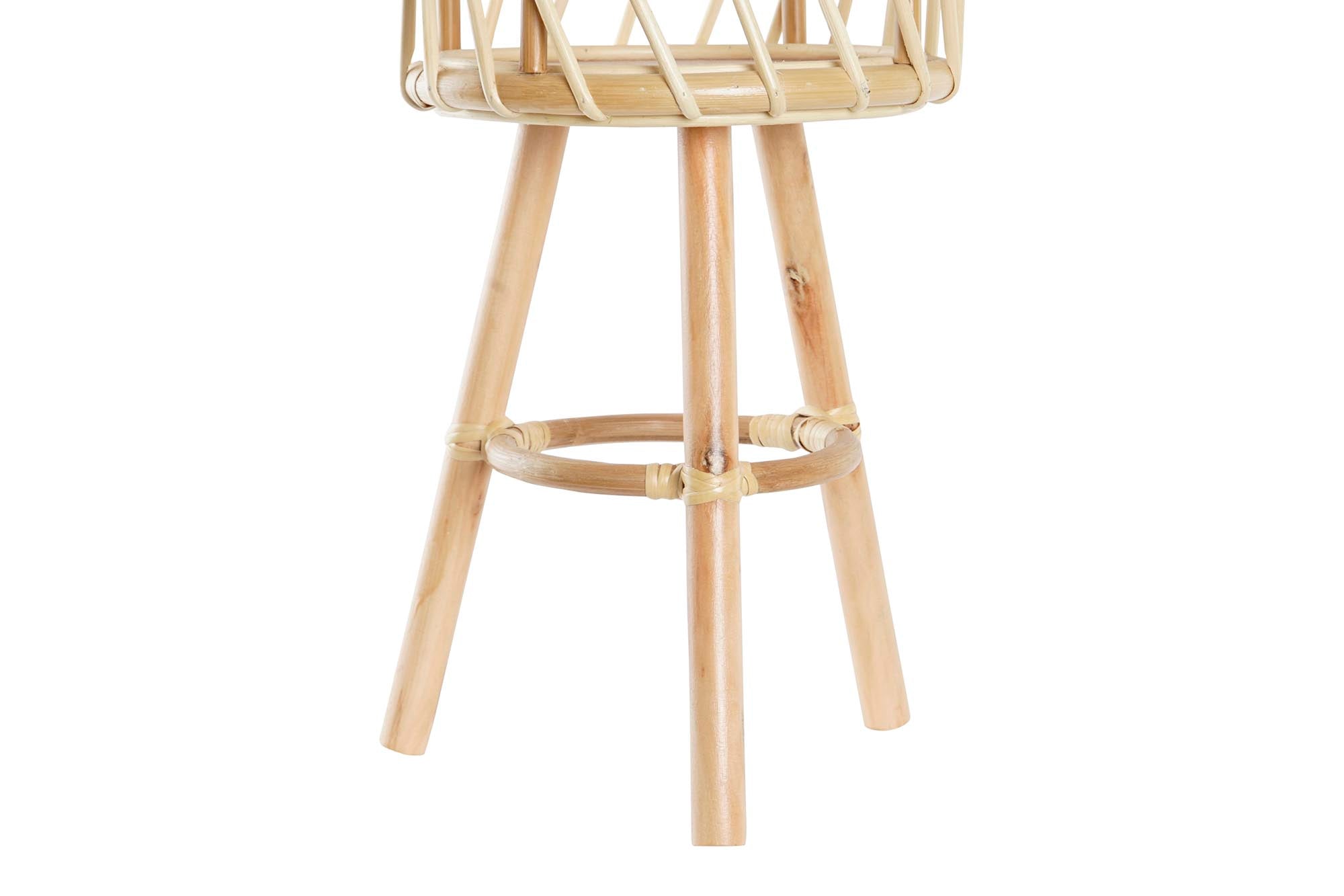 MACETERO BAMBU 28X28X60 NATURAL - Imagen 2