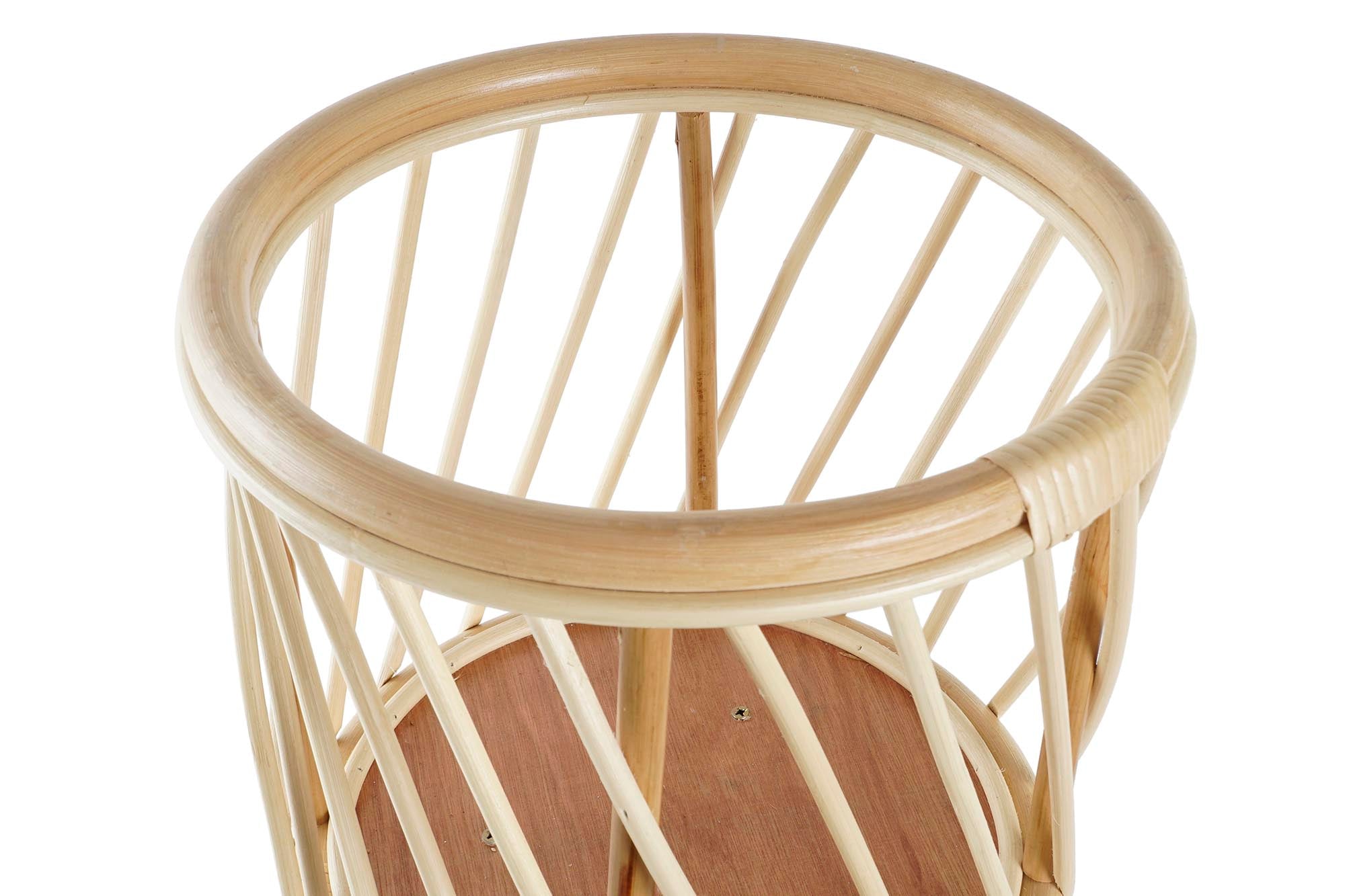 MACETERO BAMBU 28X28X60 NATURAL - Imagen 3