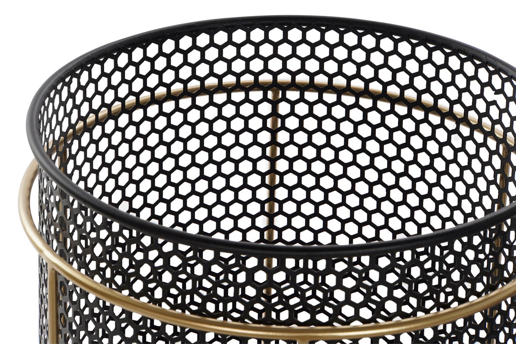 MACETERO SET 2 METAL 36X36X58 30X48 NEGRO - Imagen 2