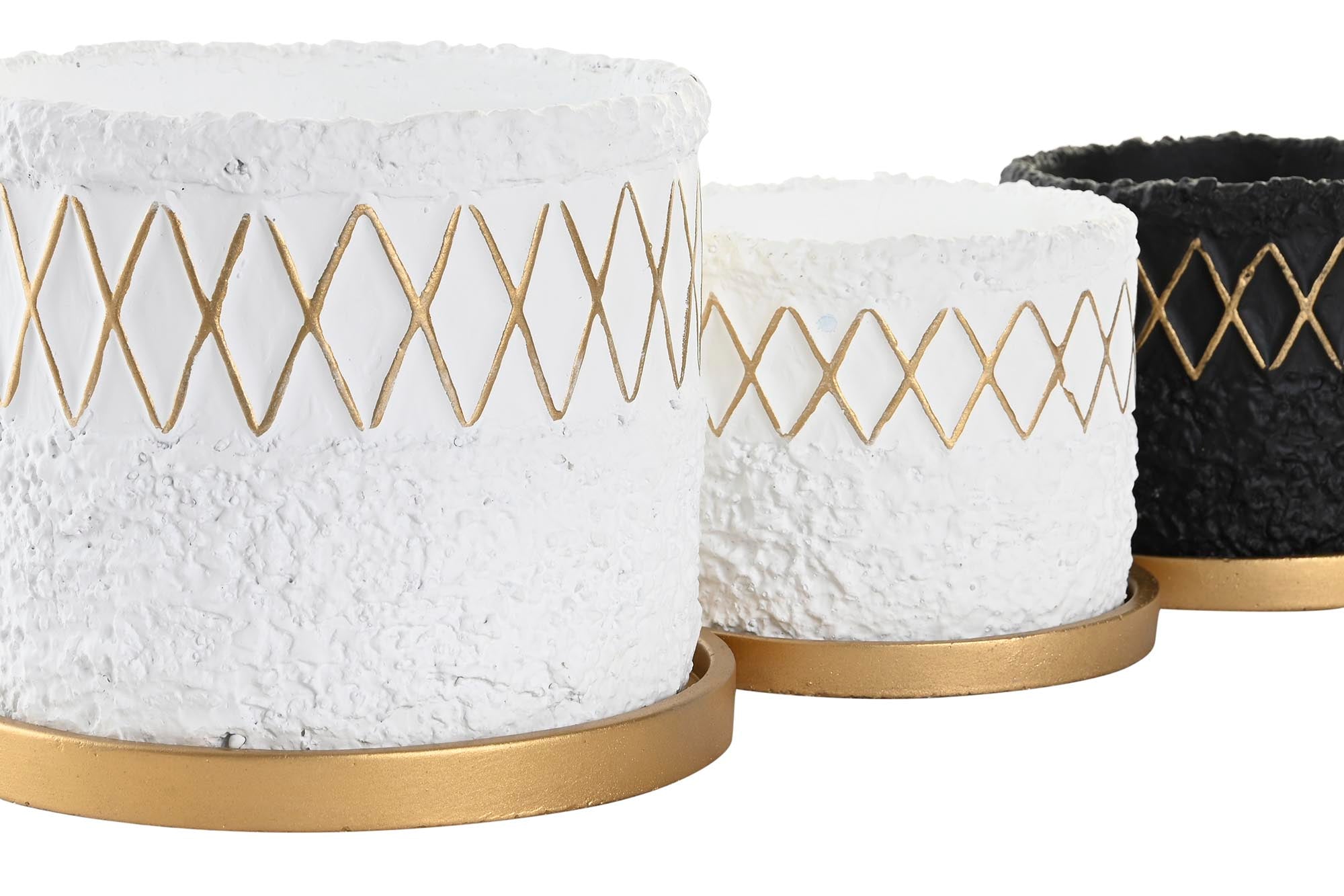 MACETA SET 2 CEMENTO 20X20X18 RUGOSO 2 SURT. - Imagen 2