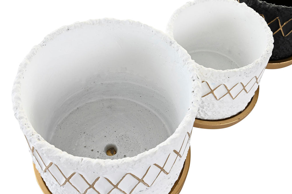 MACETA SET 2 CEMENTO 20X20X18 RUGOSO 2 SURT. - Imagen 3