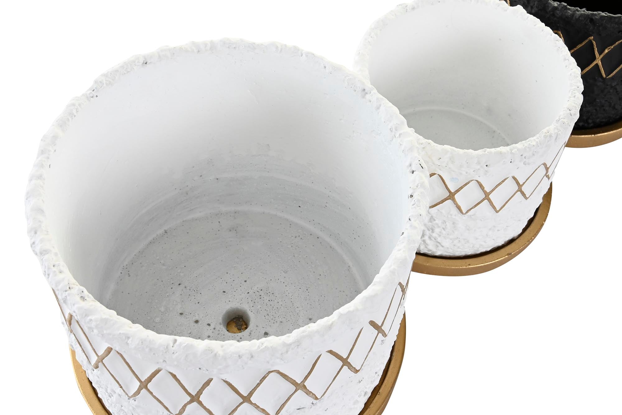 MACETA SET 2 CEMENTO 20X20X18 RUGOSO 2 SURT. - Imagen 3