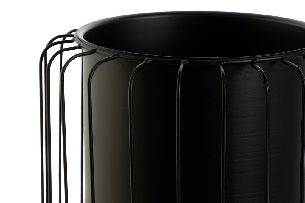 MACETERO METAL 26X26X26 NEGRO - Imagen 2