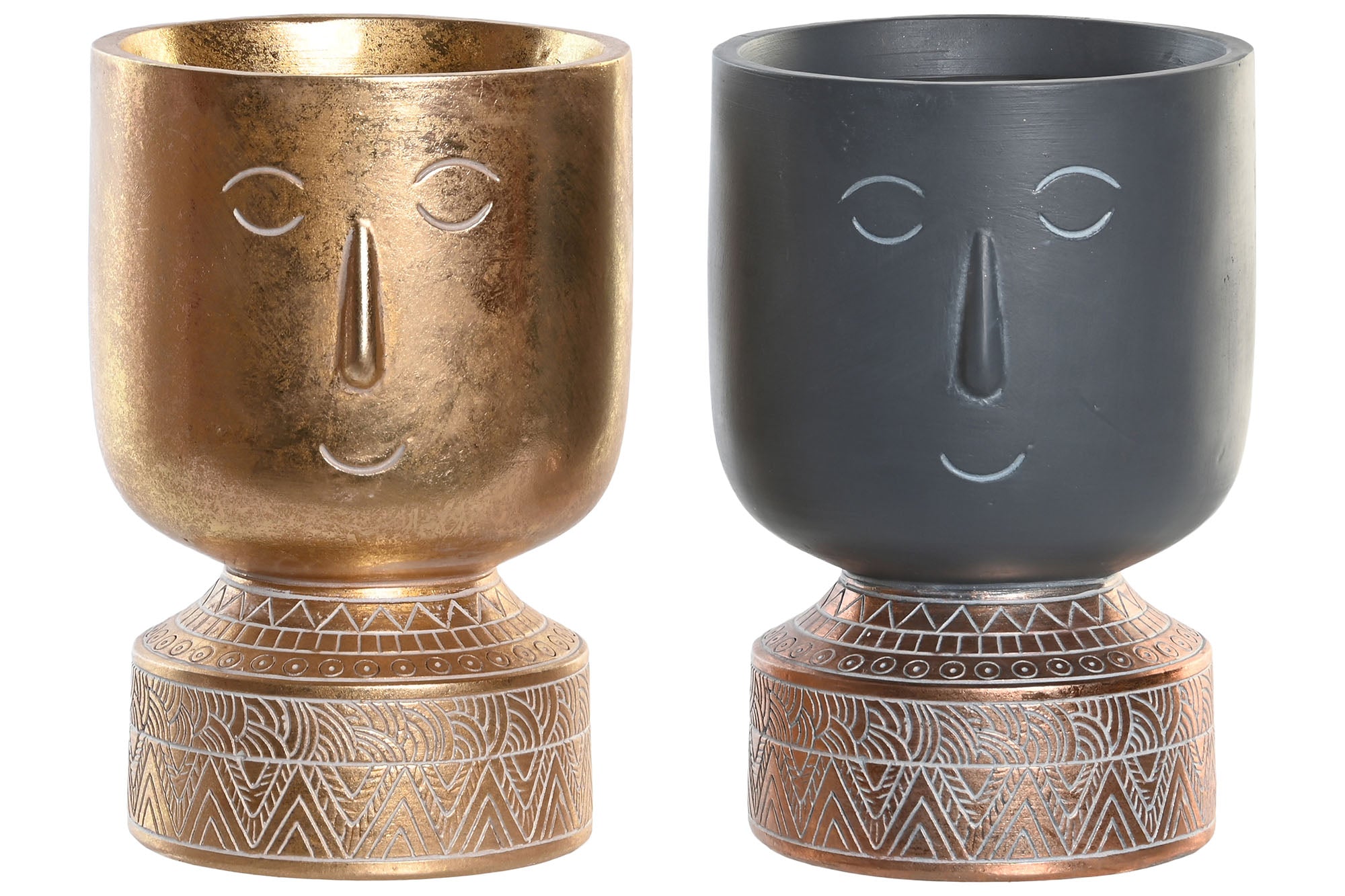 MACETERO RESINA 12,5X12,5X19 CARA 2 SURT. - Imagen 2