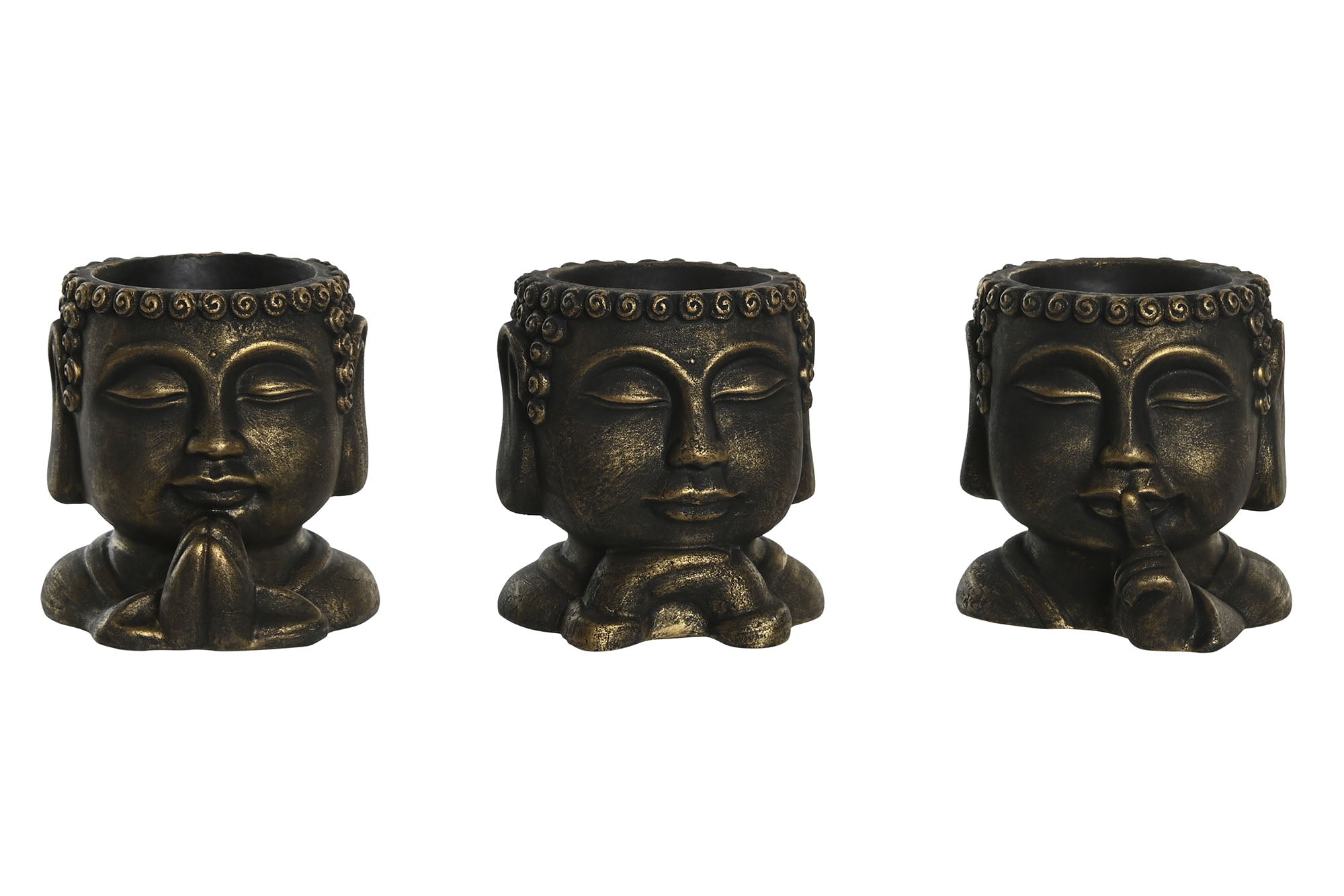 MACETERO CEMENTO 10X10X10 BUDA 3 SURT. - Imagen 1