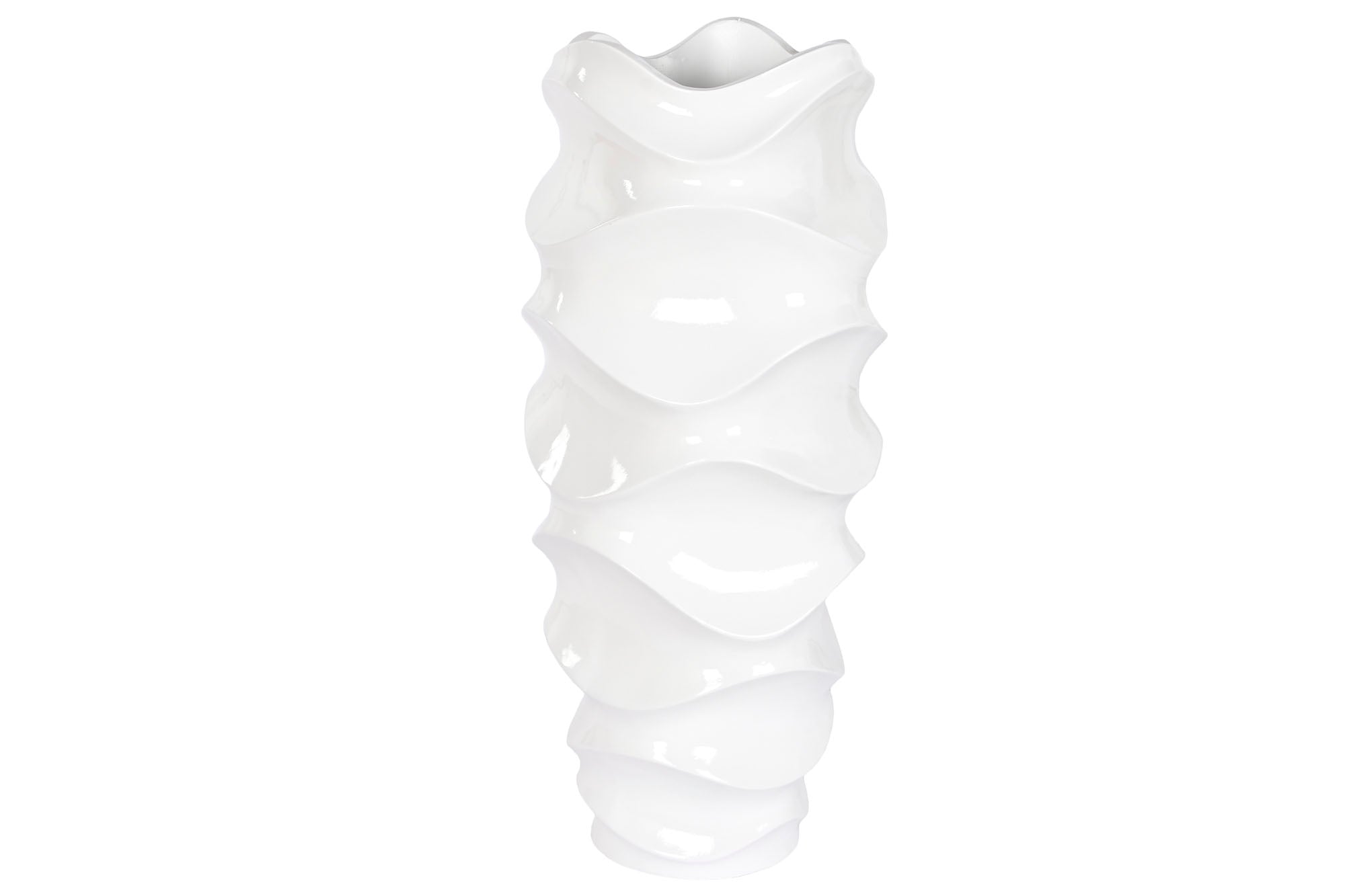 MACETERO FIBRA VIDRIO 44X44X101 ONDAS LACADO - Imagen 2