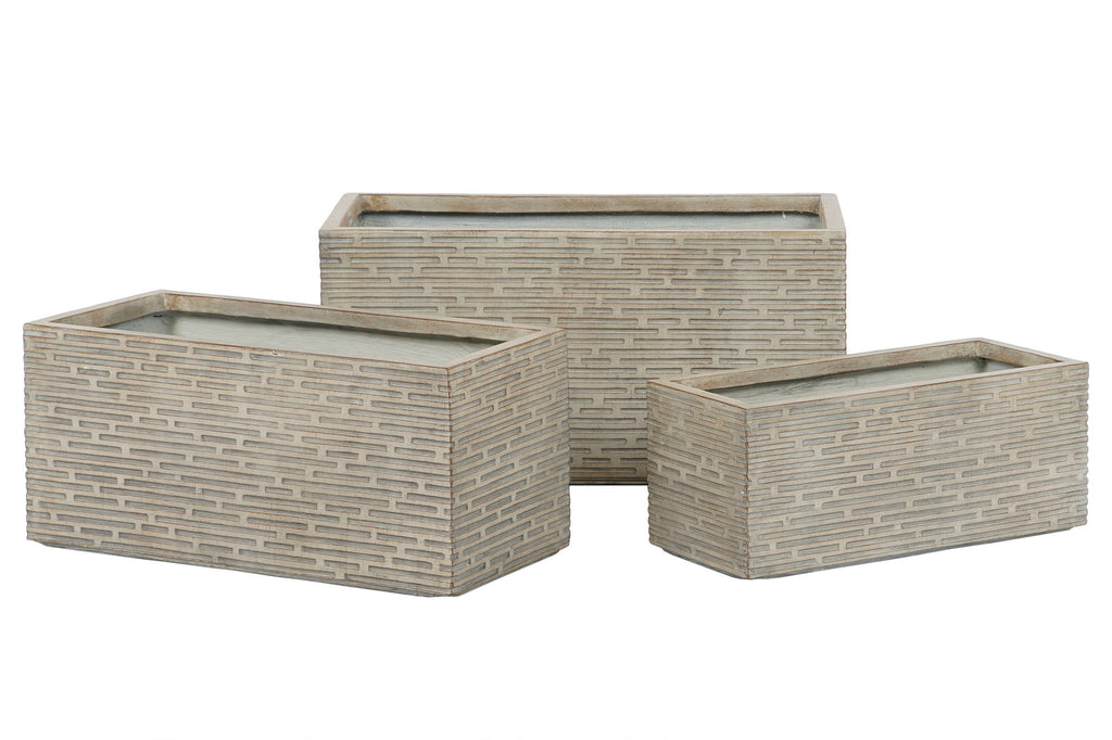 JARDINERA SET 3 MAGNESIA 74,5X37,5X37,5 - Imagen 2