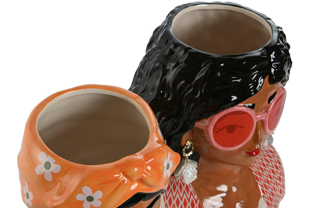 MACETERO DOLOMITE 16X13X24 CHICA GAFAS 2 SURT. - Imagen 2