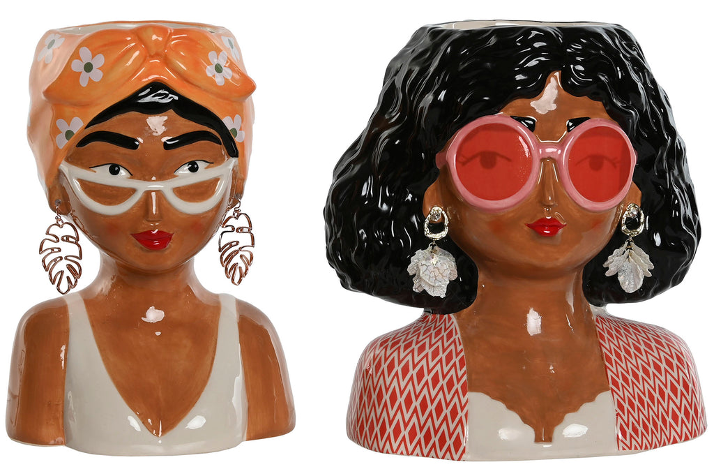 MACETERO DOLOMITE 16X13X24 CHICA GAFAS 2 SURT. - Imagen 3