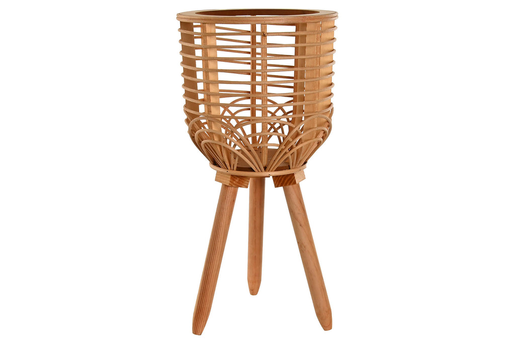 MACETERO RATAN 23X23X46,5 MACETERO RATAN NATURAL - Imagen 2