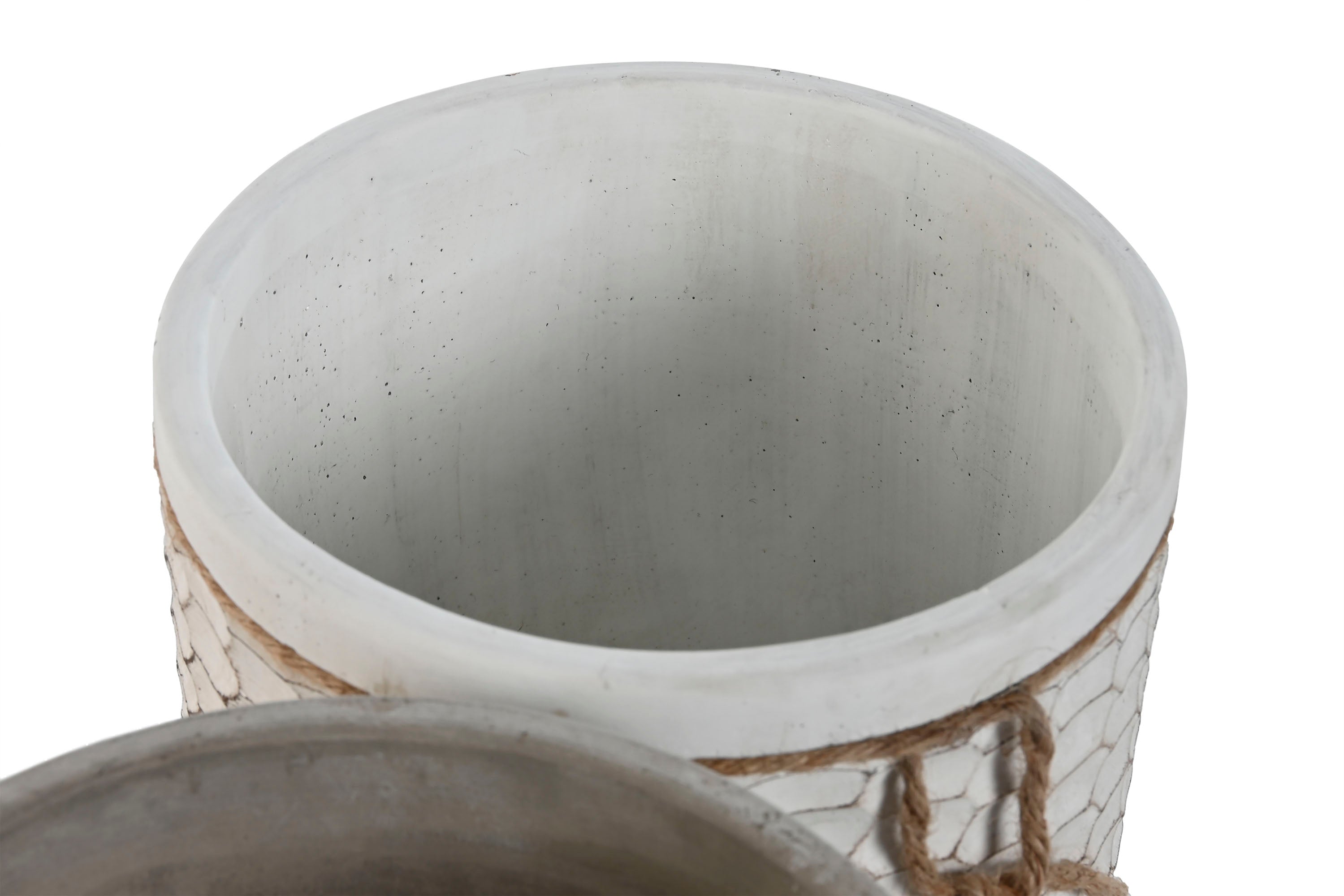 MACETERO SET 2 CEMENTO 17X17X21 PANEL ABEJA 2 SURT - Imagen 3