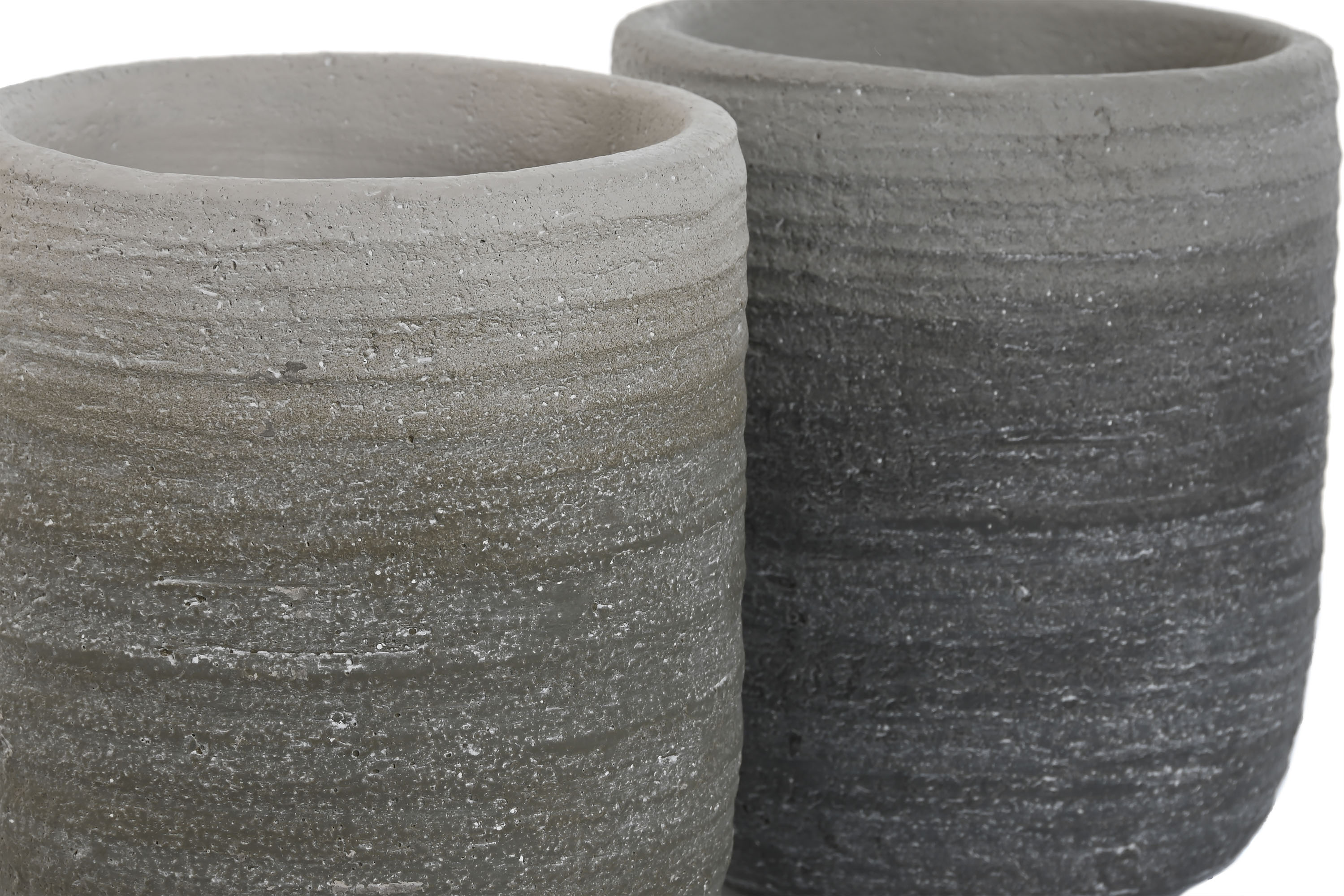 MACETERO SET 2 CEMENTO 17X17X20 DIFUMINADO 2 SURT. - Imagen 1