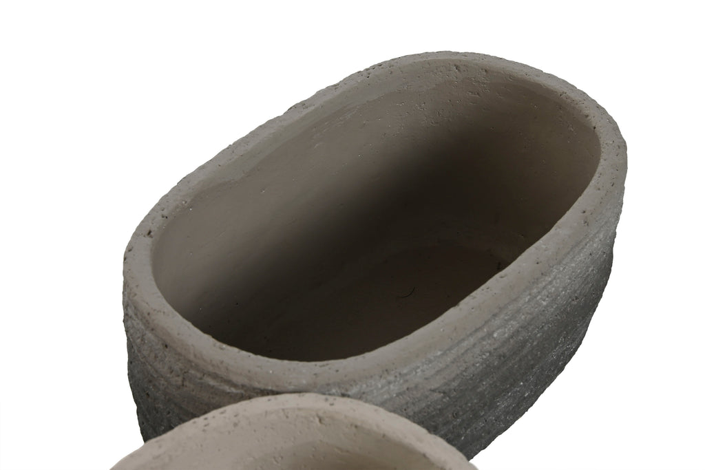 MACETERO SET 2 CEMENTO 24X14X11 DIFUMINADO 2 SURT. - Imagen 3