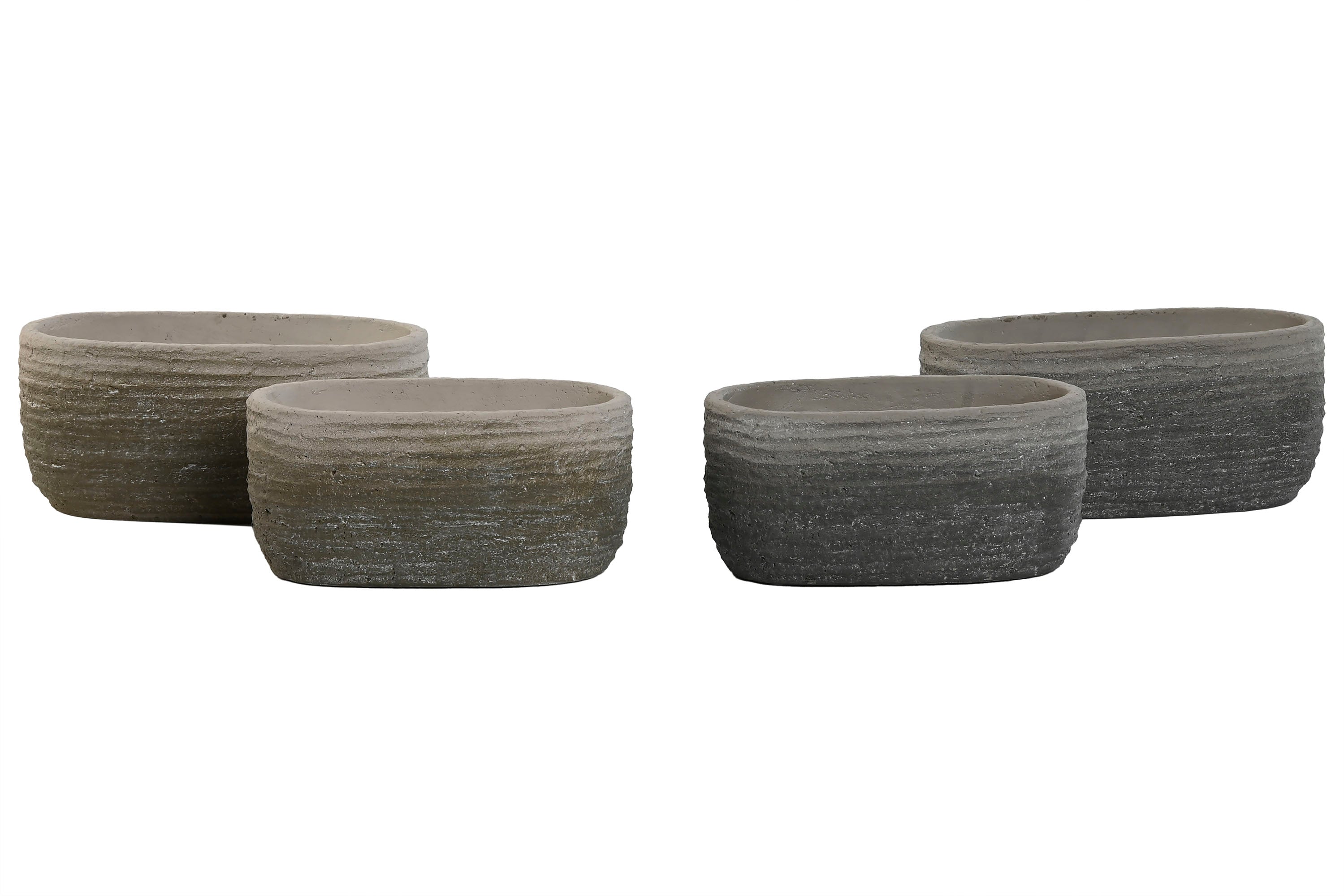 MACETERO SET 2 CEMENTO 24X14X11 DIFUMINADO 2 SURT. - Imagen 4