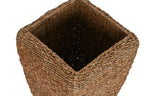 MACETERO SET 3 SEAGRASS METAL 40X40X70 NATURAL - Imagen 1