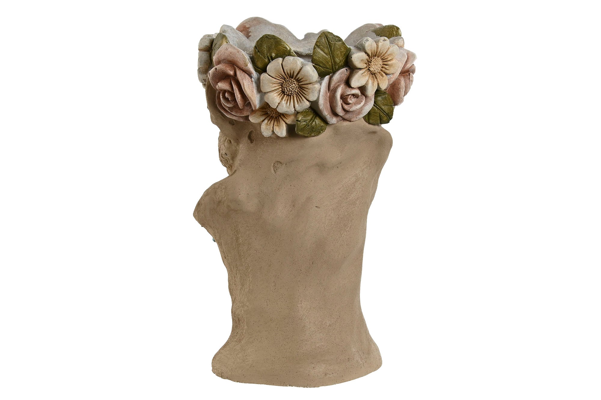 MACETERO MAGNESIA 24X30X42 LEOPARDO FLORES CREMA - Imagen 3