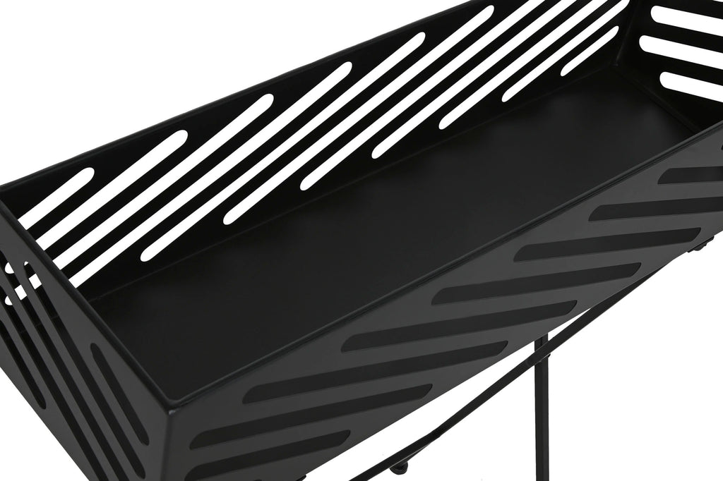 MACETERO METAL 65X20X71 NEGRO - Imagen 4