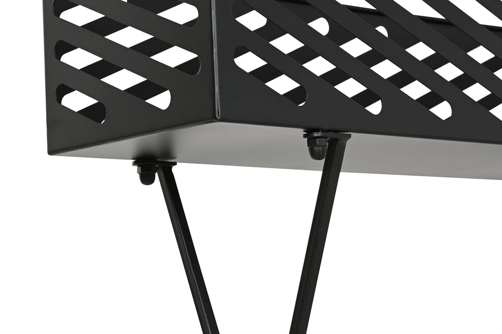 MACETERO METAL 65X20X71 NEGRO - Imagen 2