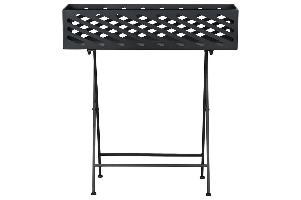 MACETERO METAL 65X20X71 NEGRO - Imagen 3