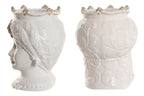 MACETERO PORCELANA 15X15X26,5 CABEZA SICILIANA 2 S - Imagen 1