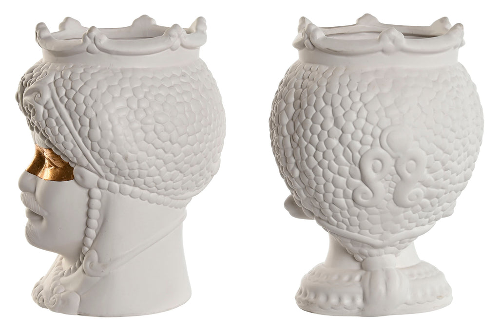 MACETERO PORCELANA 15X15X26,5 CABEZA SICILIANA 2 S - Imagen 1