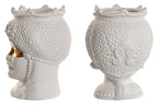 MACETERO PORCELANA 15X15X26,5 CABEZA SICILIANA 2 S - Imagen 1