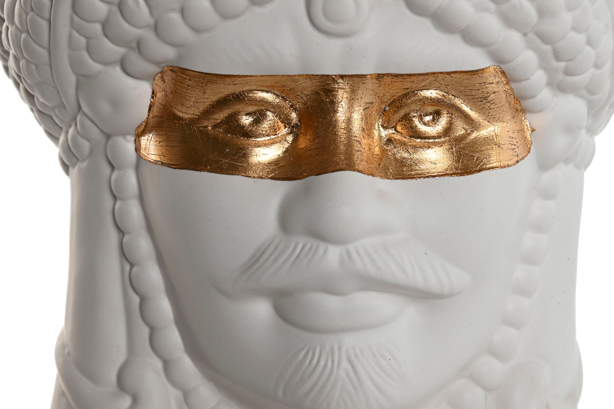 MACETERO PORCELANA 15X15X26,5 CABEZA SICILIANA 2 S - Imagen 3