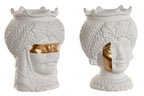 MACETERO PORCELANA 15X15X26,5 CABEZA SICILIANA 2 S - Imagen 2