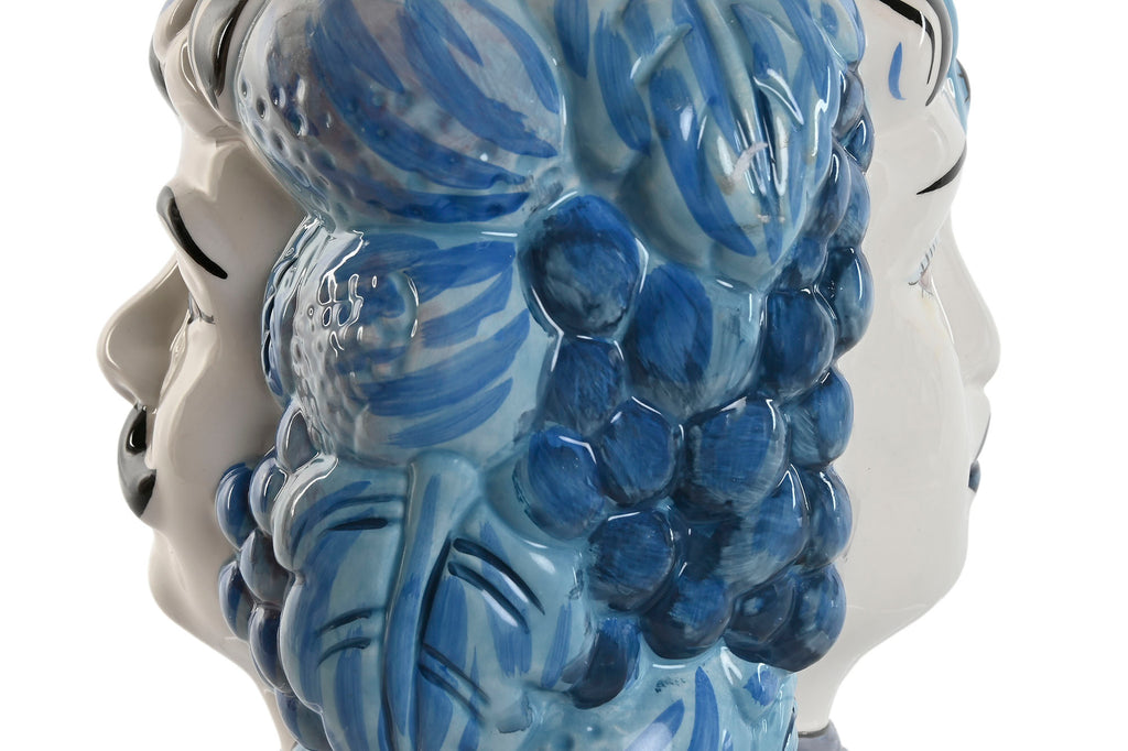 MACETERO PORCELANA 15X15X26 2 EN 1 BLANCO - Imagen 3