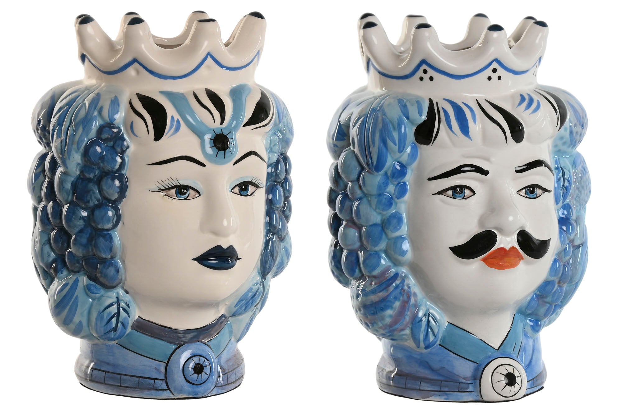 MACETERO PORCELANA 15X15X26 2 EN 1 BLANCO - Imagen 4