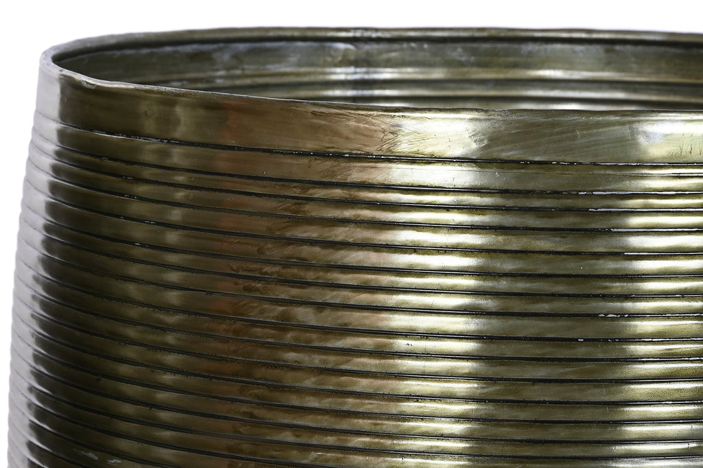 MACETERO SET 5 ALUMINIO 51,5X51,5X91 ENVEJECIDO - Imagen 4