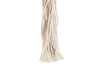 MACETERO MACRAME 30X30X100 COLGANTE BLANCO - Imagen 4