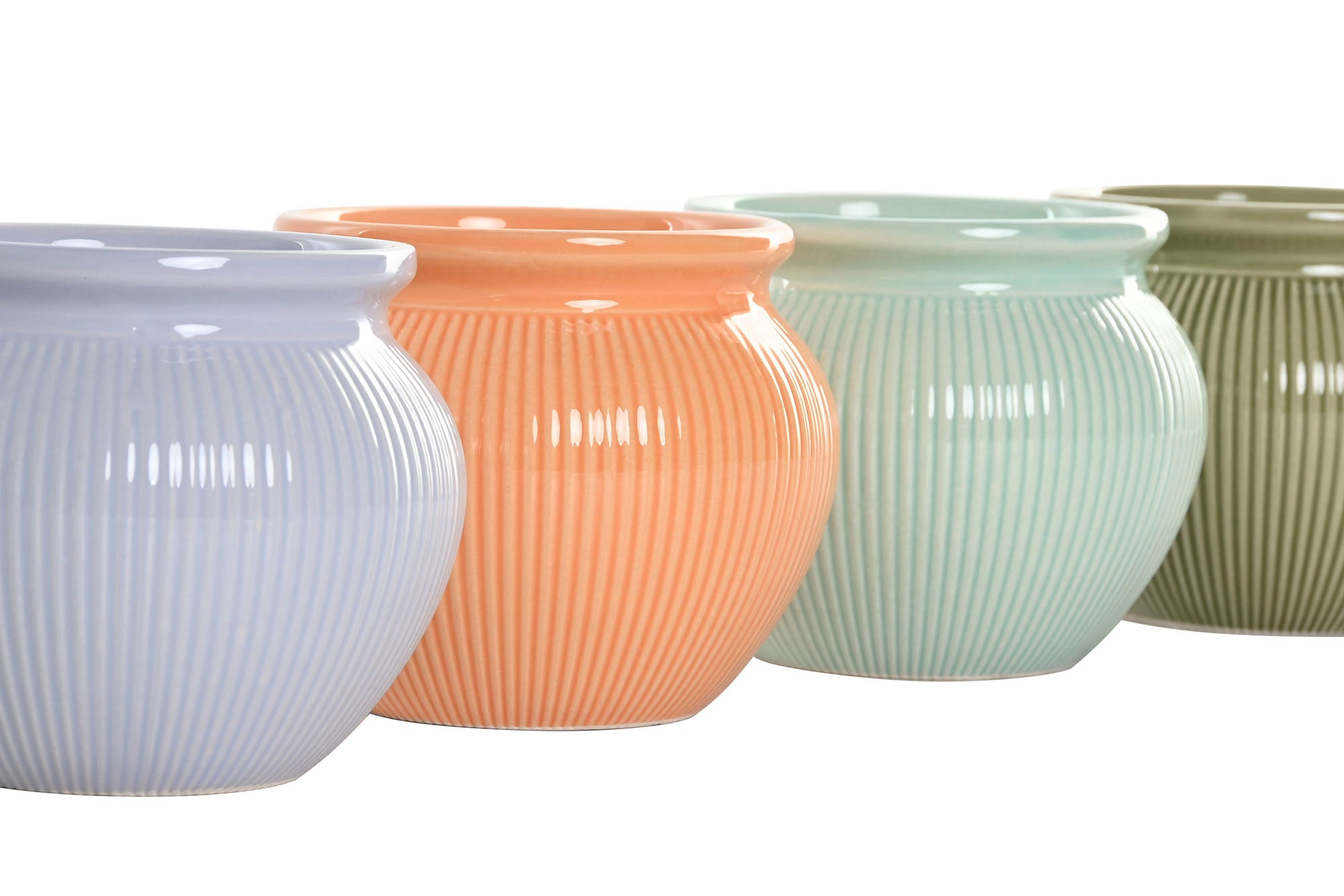 MACETERO SET 2 CERAMICA 18X18X14 4 SURT. - Imagen 2