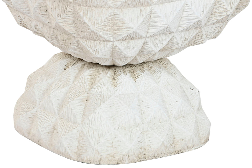 MACETERO FIBRA ARCILLA 32X32X40 DESGASTADO CRUDO - Imagen 1