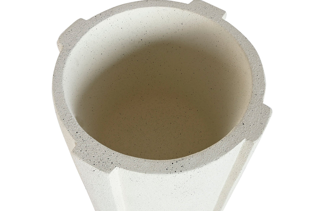 MACETERO MAGNESIA 42X42X101 RUGOSO CRUDO - Imagen 1