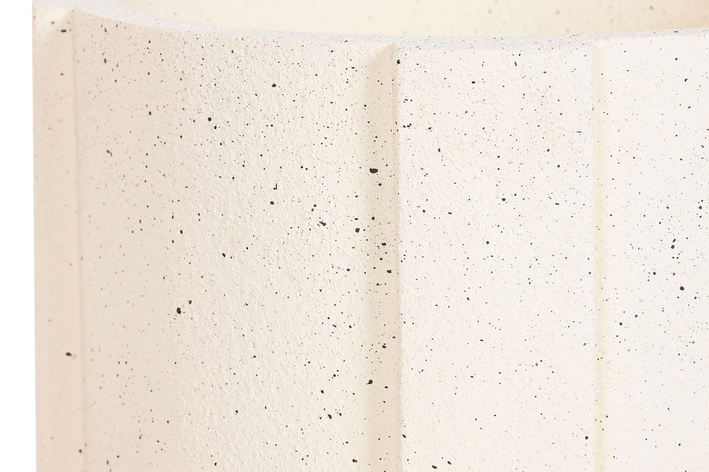 MACETERO MAGNESIA 37X37X61 RUGOSO CRUDO - Imagen 1