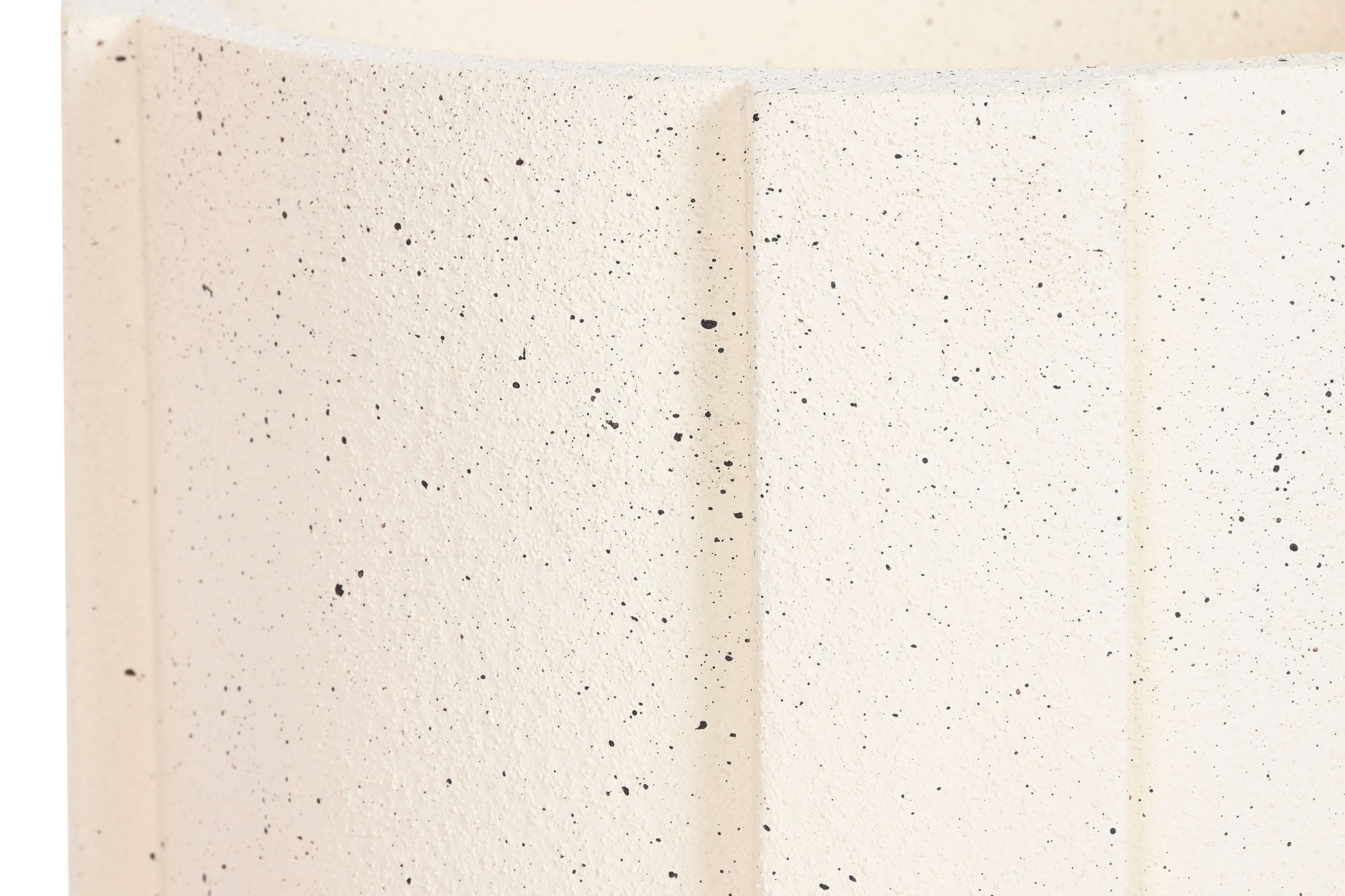 MACETERO MAGNESIA 37X37X61 RUGOSO CRUDO - Imagen 1