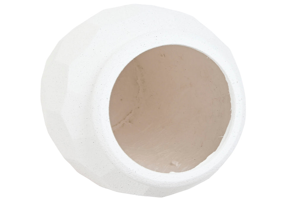 MACETERO MAGNESIA 47X47X61 RUGOSO BLANCO ROTO - Imagen 2