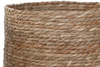 MACETERO SET 5 FIBRA TRENZADA 44X44X45 NATURAL - Imagen 2