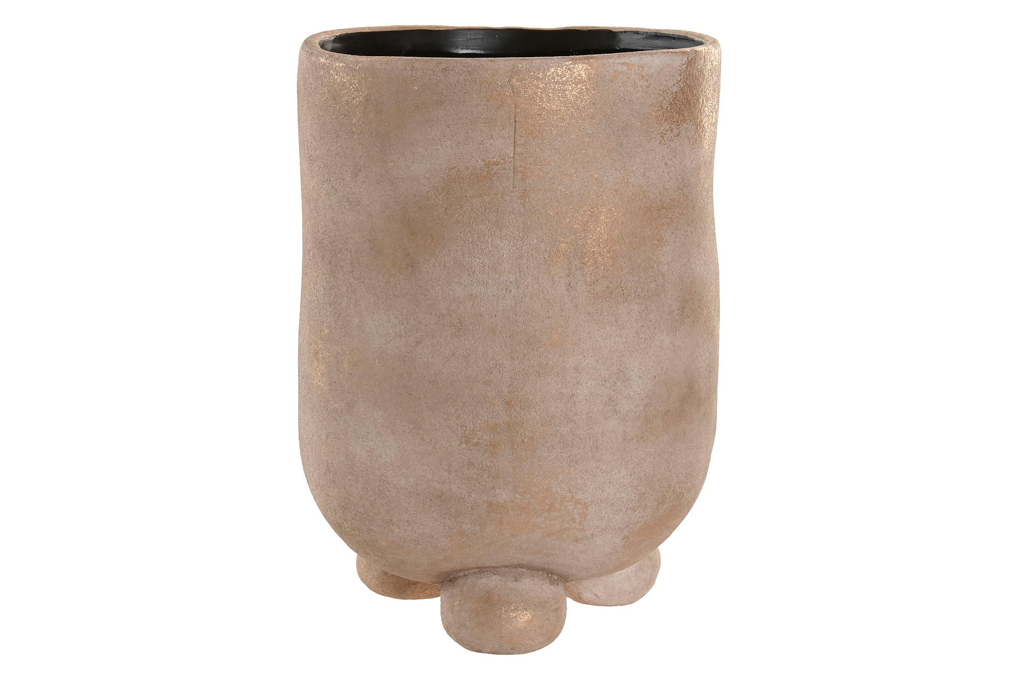 MACETERO CERAMICA 24X24X35 MARRON CLARO - Imagen 3