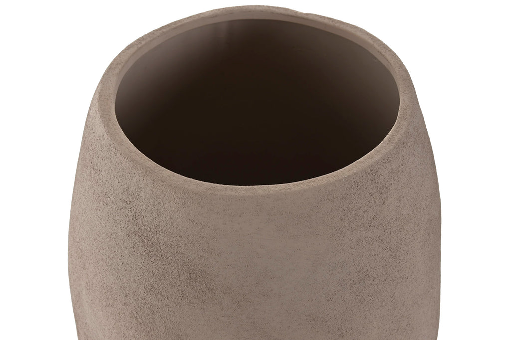 MACETERO CERAMICA 23X23X30 MARRON CLARO - Imagen 1