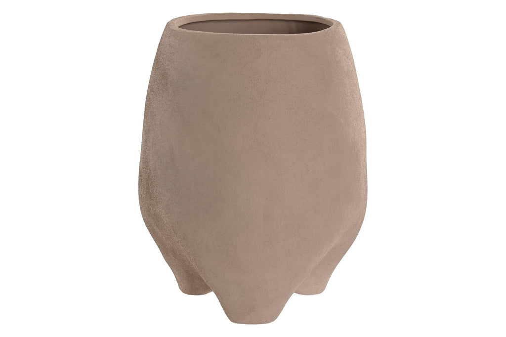 MACETERO CERAMICA 23X23X30 MARRON CLARO - Imagen 3