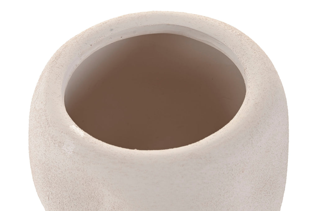 MACETERO CERAMICA 14X14X12 ORGANICO CRUDO - Imagen 2