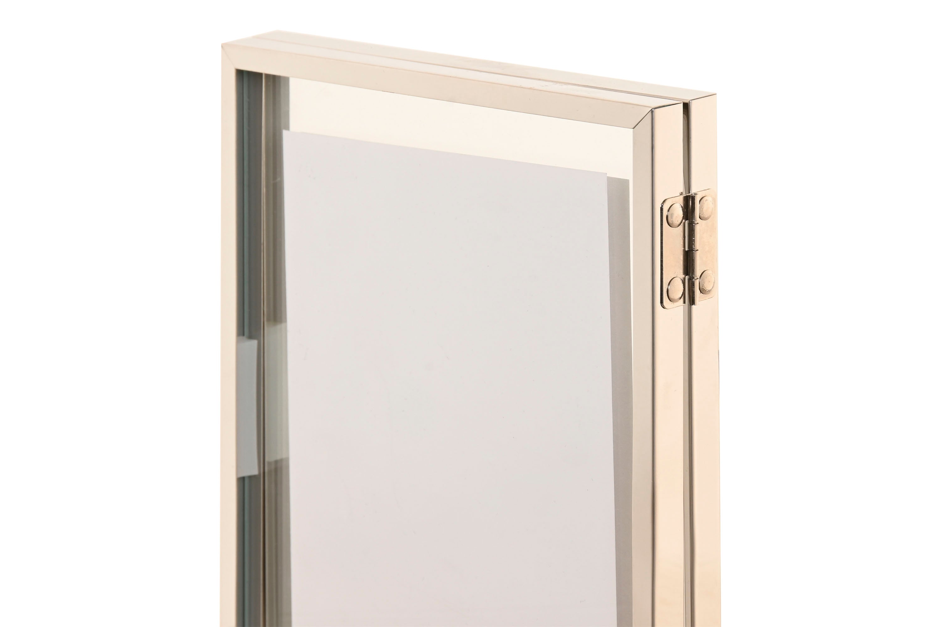 MARCO FOTO 13X18 SET 2 INOX CRISTAL 27X1,8X16,5 - Imagen 3