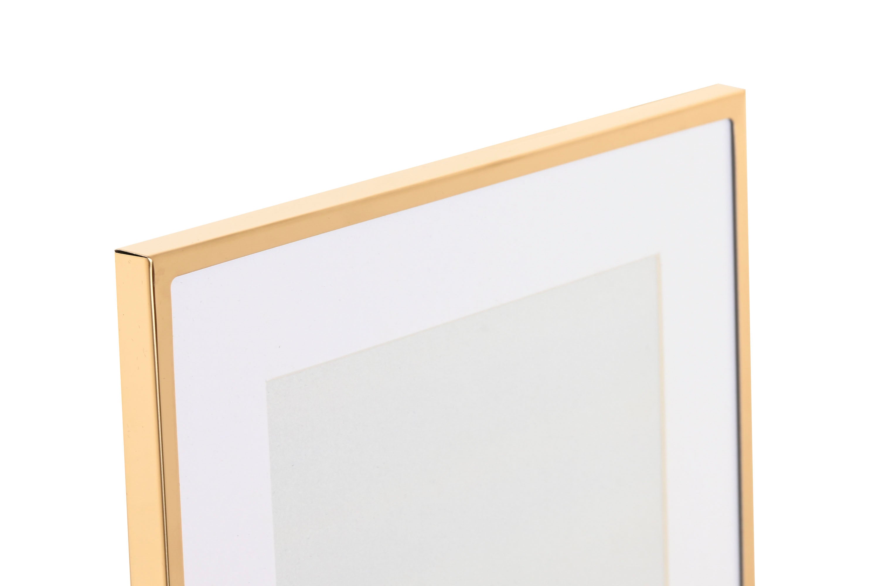 MARCO FOTO 20X25 ACERO CRISTAL 25,5X1X30,5 DORADO - Imagen 3