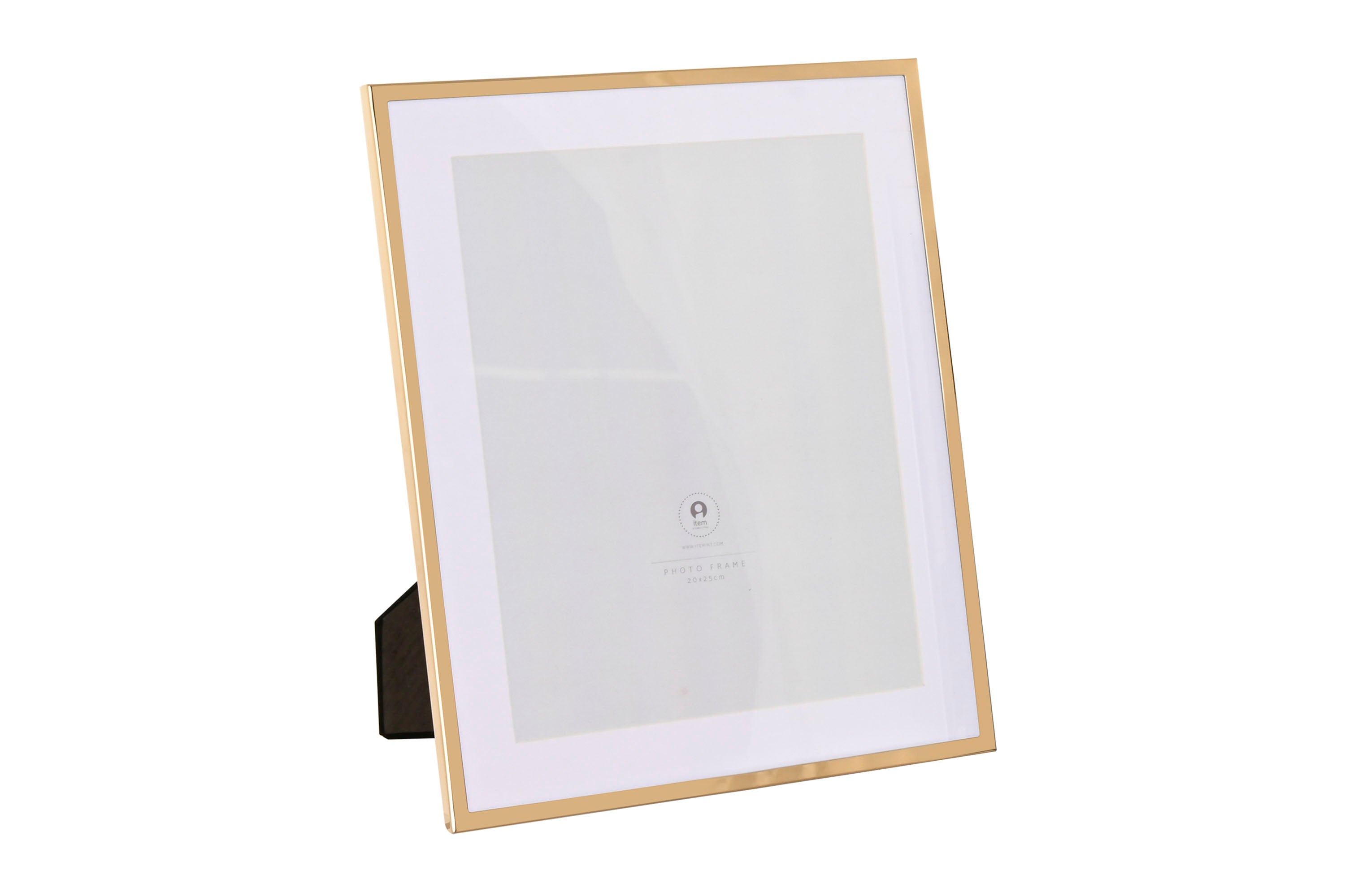 MARCO FOTO 20X25 ACERO CRISTAL 25,5X1X30,5 DORADO - Imagen 1