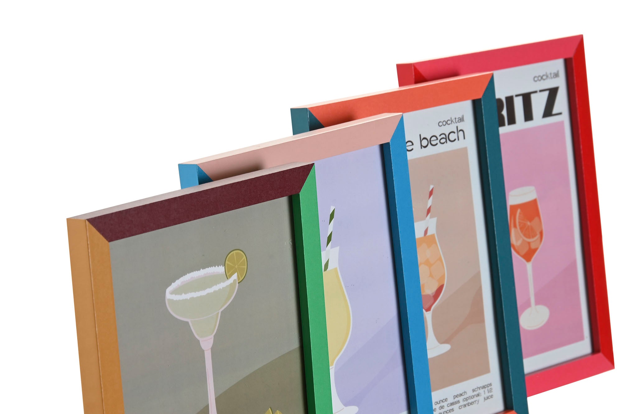 MARCO FOTO 13X18 MDF 14,6X1,2X19,6 COCKTAIL 4 SURT - Imagen 2